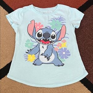💙 Light blue Stitch T-Shirt / Disney / Size Medium girls / 50% Cotton
